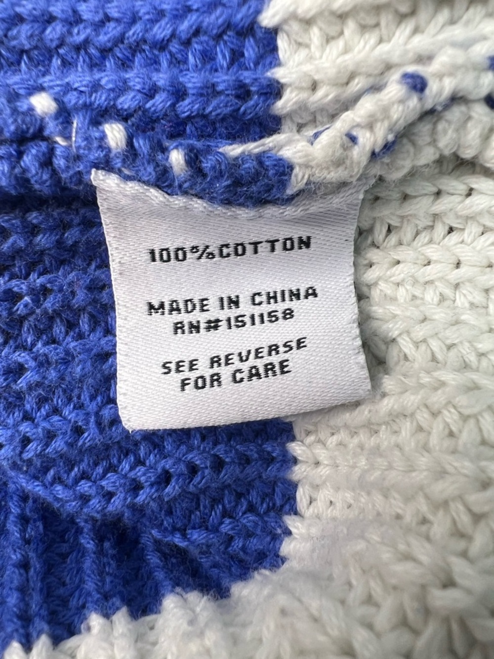 525 Anthropologie Knit Sweater Size XS Blue White Striped Gold Button Nautical - Picture 8 of 9
